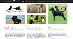 Desktop Screenshot of dogbasics.co.uk