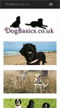 Mobile Screenshot of dogbasics.co.uk